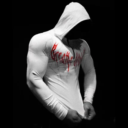 Breathe Divinity Void Tech™ Hollow Knight Hoodie Compression [HEAVENLY RED]