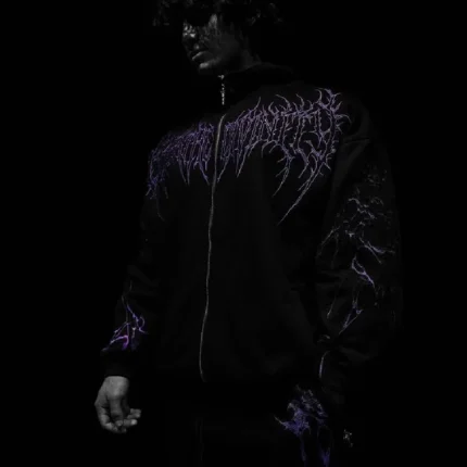 Breathe Divinity Void Walker Zip Up Jacket [WHITE/BLACK]