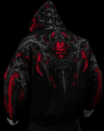 Death Slayer Oversized Zip-up Hoodie [NIGHTMARE]