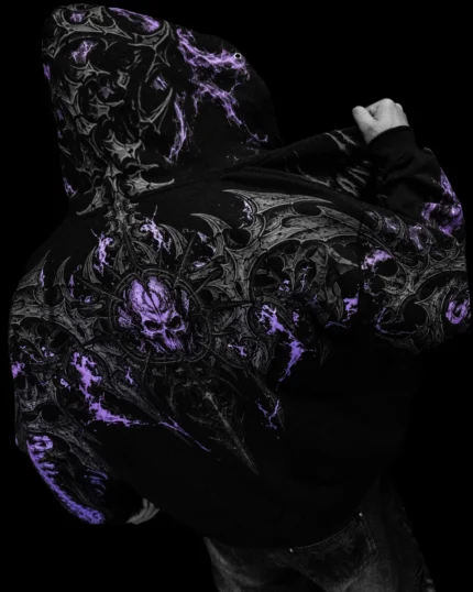 Death Slayer Oversized Zip-up Hoodie [REVENANT]
