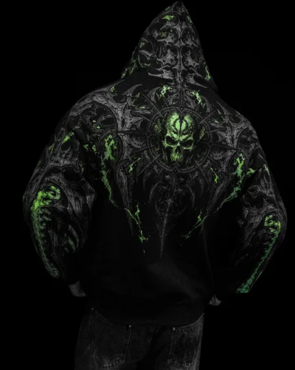 Death Slayer Oversized Zip-up Hoodie [DECAY]